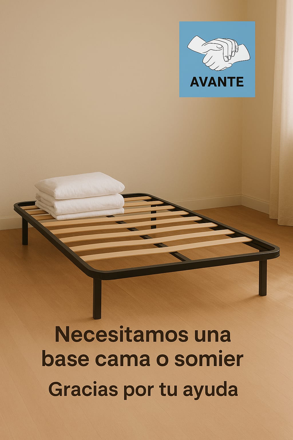 SE SOLICITA UN SOMIER DE 150 cm.