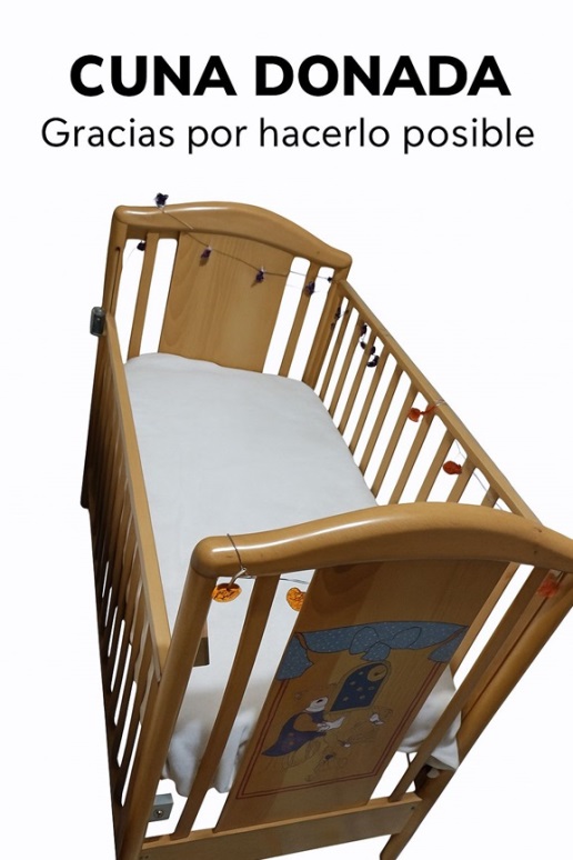 ENTREGA DE UNA CUNA.