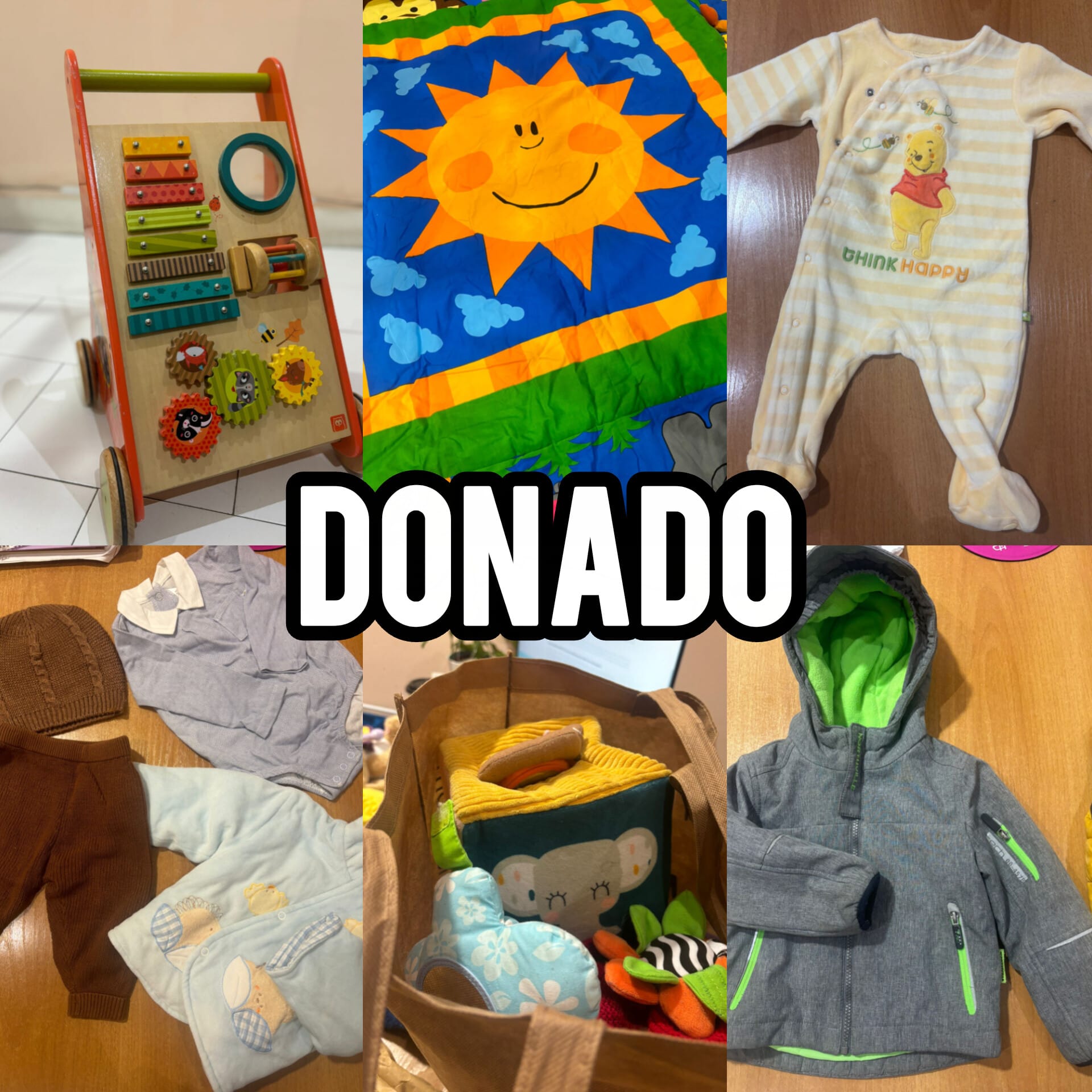 Semana de maratón de entregas de ropa de invierno y enseres a familias con bebes.