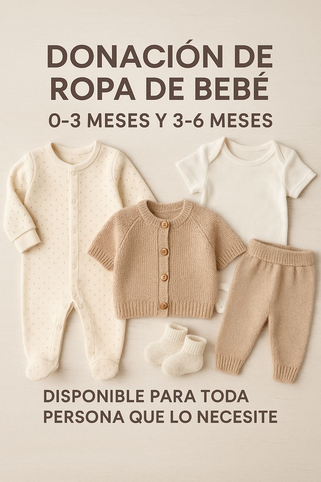 SE DONA ROPA DE BEBES 0-3 MESES Y 3-6 MESES 