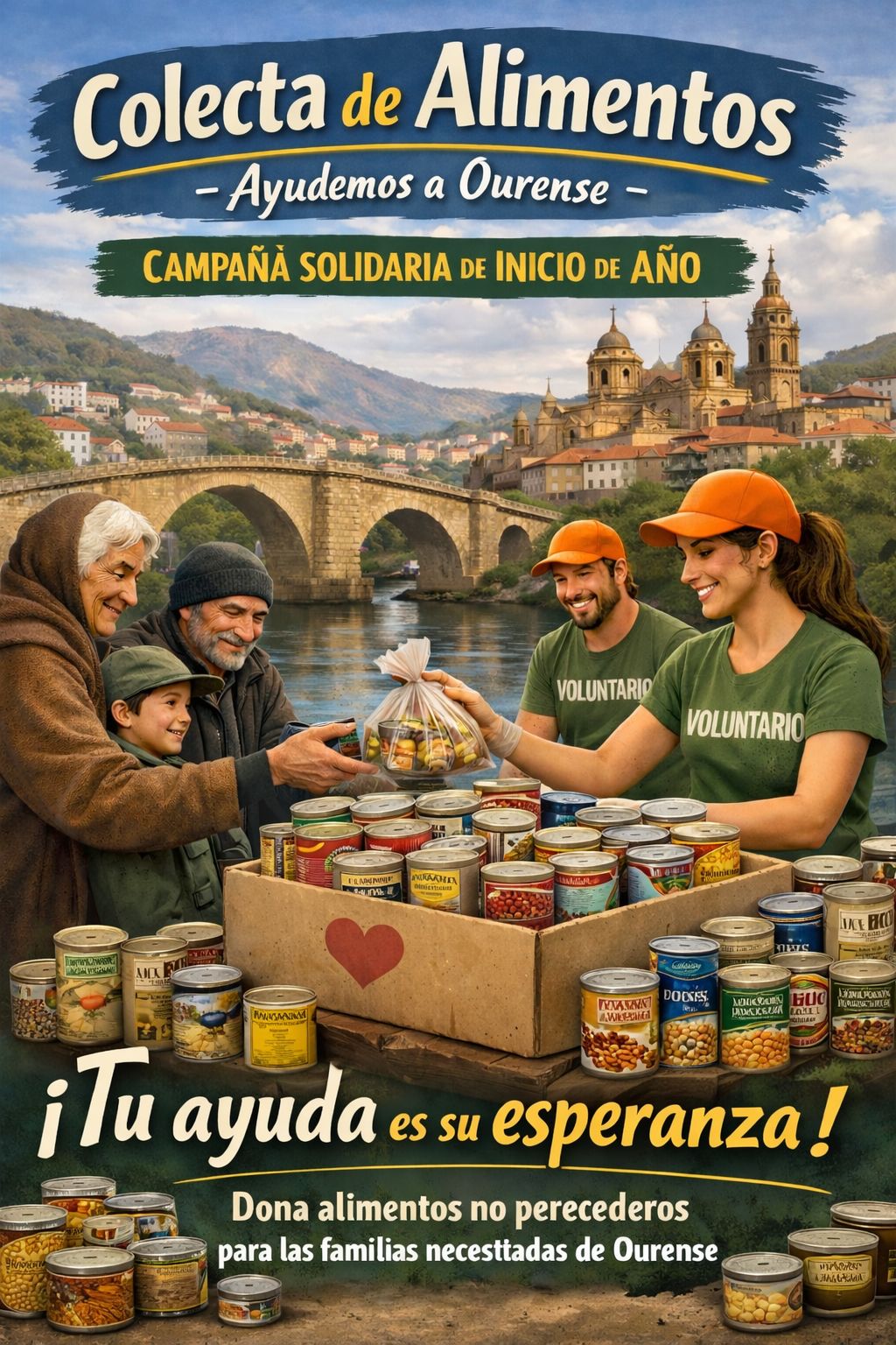 CAMPAÑA DE RECOGIDA DE ALIMENTOS EN OURENSE 