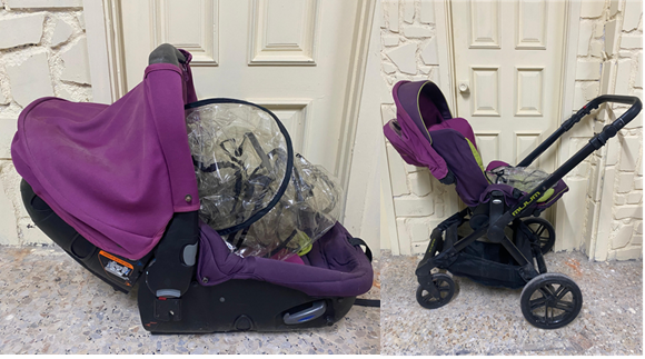 Donación de carrito para bebe.